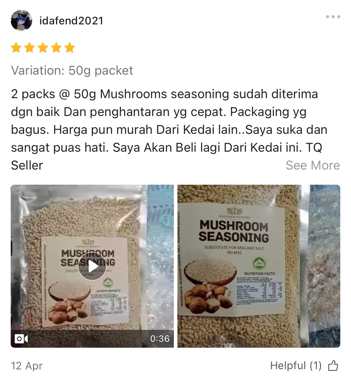 French Celtic Sea Salt Testimonial 2